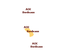 Carte des vins des bordeaux génériques