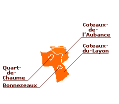 Carte des vins d'Anjou