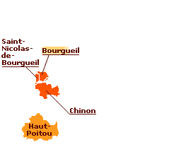 Carte des vins de Touraine