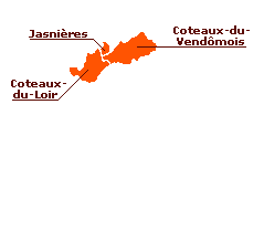 Carte des vins de Touraine
