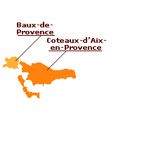 Carte des vins de Provence