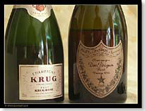 Krug rosé et Dom Pérignon rosé Krug rosé et Dom Pérignon rosé