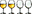note de 1 &agrave; 4 verres