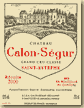 Etiquette Château Calon-Ségur