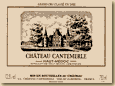 Etiquette Château Cantemerle