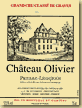 Etiquette Château Olivier