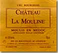 Etiquette Château La Mouline
