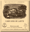 Etiquette Carruades de Lafite