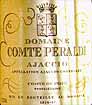 Etiquette Domaine Comte Peraldi