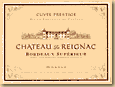 Etiquette Château de Reignac - Cuvée Prestige