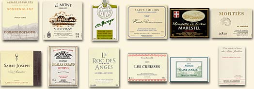 Les Vins du Mois année 2008