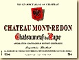 Etiquette Château Mont Redon