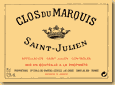 Etiquette Clos du Marquis