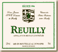 Etiquette Domaine de Reuilly