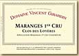 Etiquette Vincent Girardin - Clos des Loyeres