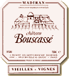 Etiquette Château Bouscassé - Vieilles Vignes