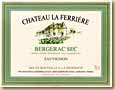 Etiquette Château La Ferrière
