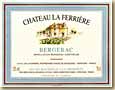 Etiquette Château La Ferrière