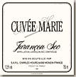 Etiquette Clos Uroulat - Cuvée Marie