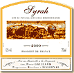 Etiquette Pierre Gaillard - Syrah