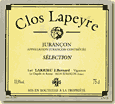 Etiquette Clos Lapeyre - Cuvée Sélection