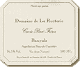 Etiquette Domaine de La Rectorie - Cuvée Parcé Frères