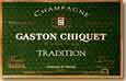 Etiquette Gaston Chiquet - Tradition