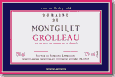 Etiquette Domaine de Montgilet - Grolleau
