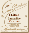 Etiquette Château Lamartine - Cuvée Particulière