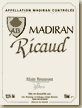 Etiquette Madiran Ricaud