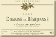 Etiquette Domaine La Réméjeanne - Les Arbousiers