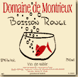 Etiquette Domaine de Montrieux - Boisson Rouge