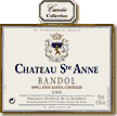 Etiquette Château Sainte-Anne - Cuvée Collection