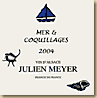 Etiquette Julien Meyer - Mer et coquillages