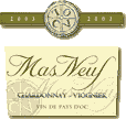 Etiquette Château Mas Neuf - Chardonnay Viognier