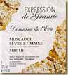 Etiquette Domaine de L'Ecu - Expression de Granite