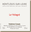 Etiquette Stéphane Cossais - Le Volagré