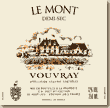 Etiquette Domaine Huet - Le Mont
