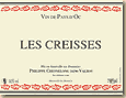 Etiquette Domaine des Creisses - Les Creisses