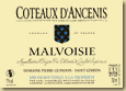 Etiquette Domaine Guindon - Malvoisie