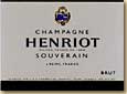 Etiquette Henriot - Brut Souverain