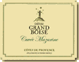 Etiquette Château Grand'Boise - Cuvée Mazarine (b)