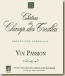 Etiquette Château du Champ des Treilles - Vin Passion