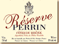 Etiquette Perrin & Fils - Réserve
