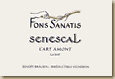 Etiquette Fons Sanatis - Senescal - L'Art Amont