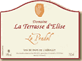 Etiquette Domaine La Terrasse d'Elise - Le Pradel