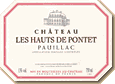 Etiquette Château Les Hauts de Pontet
