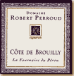 Etiquette Domaine Robert Perroud - La Fournaise du Pérou