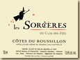 Etiquette Clos des Fées - Les Sorcières