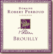 Etiquette Domaine Robert Perroud - Pollen